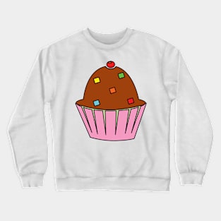 Cupcake Design Crewneck Sweatshirt